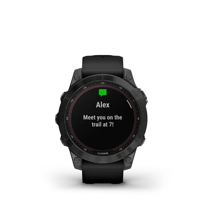 Garmin Fenix 7 Sapphire Solar | Solar Powered Smartwatch w/ Health Features