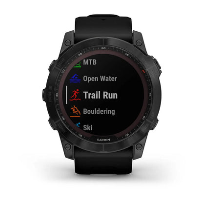 Garmin Fenix 7X Sapphire Solar | GPS Smartwatch w/ Flashlight
