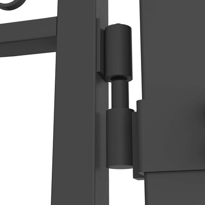16x8 ft Steel Dual Swing Driveway Gate