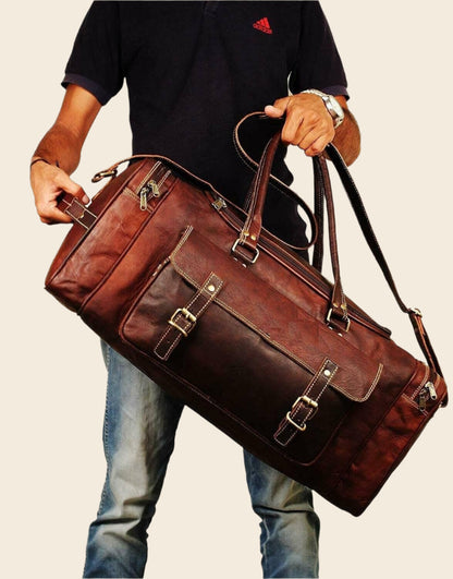 Traveler Weekender Duffle Bag + FREE Toiletry Bag (ZIPIFY)
