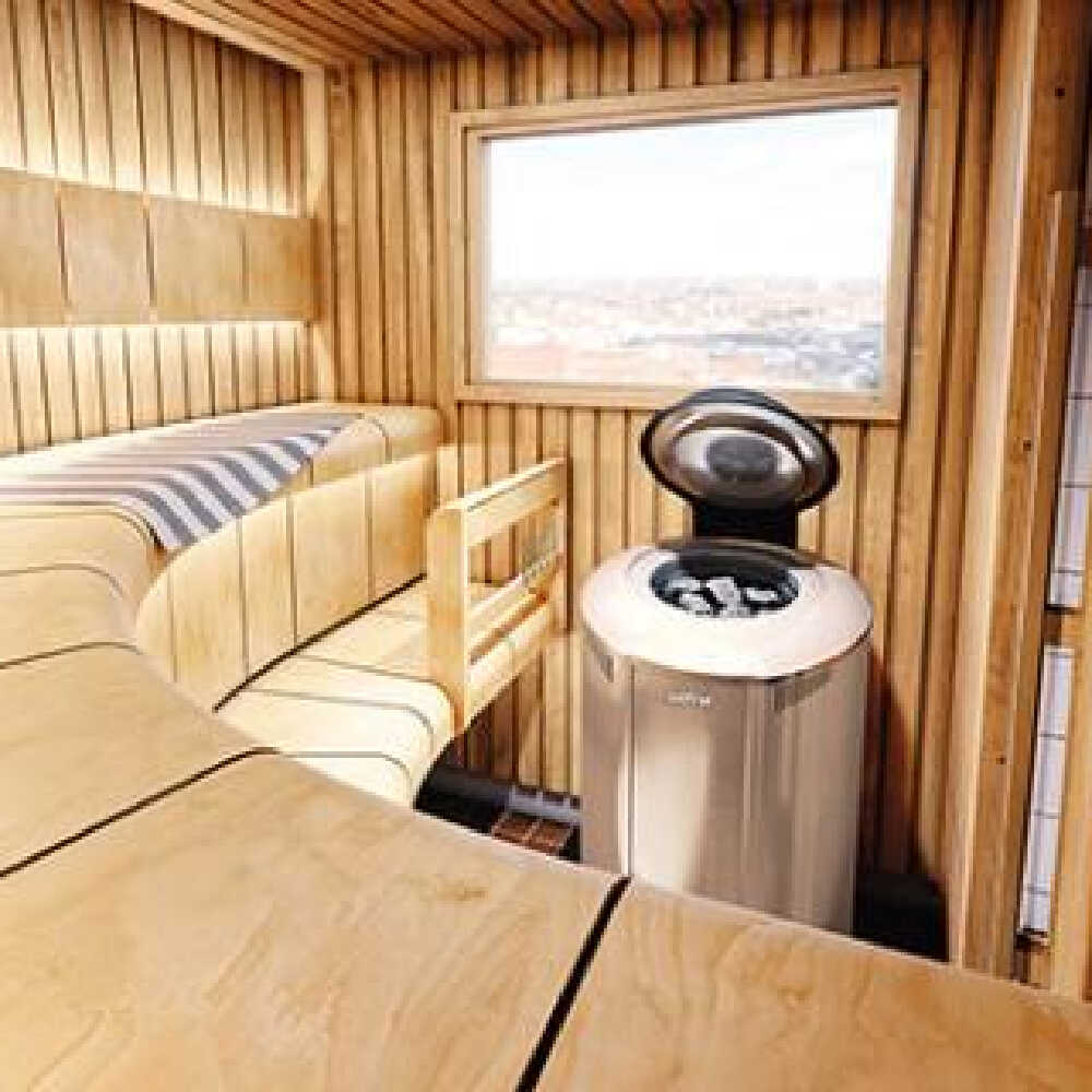 Harvia Forte AF Sauna Heater With Keypad Lock, Splash Proof Control Panel & Sauna Stones [HAFU] (SAK24015)