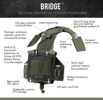 Agilite Helmet Bridge | All Colors