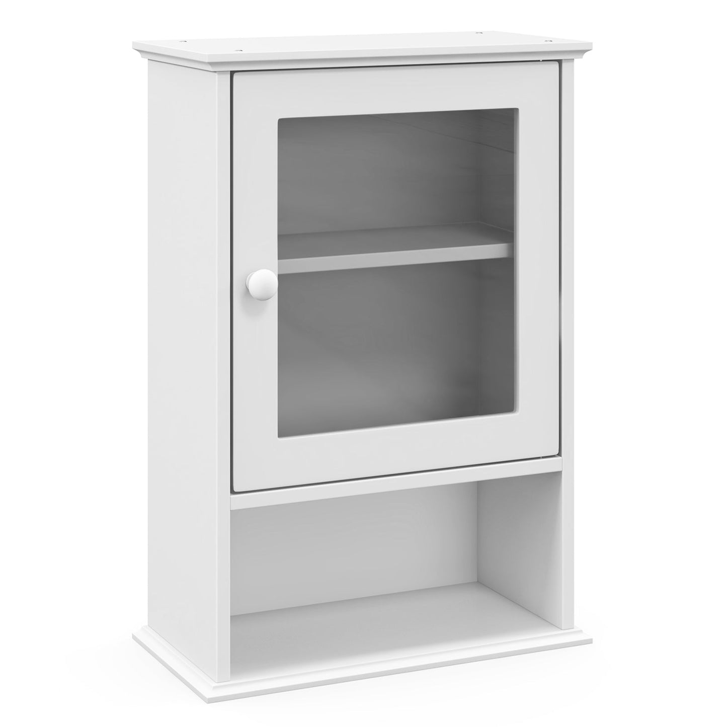 Bathroom Wall Mounted Adjustable Hanging Storage Medicine Cabinet