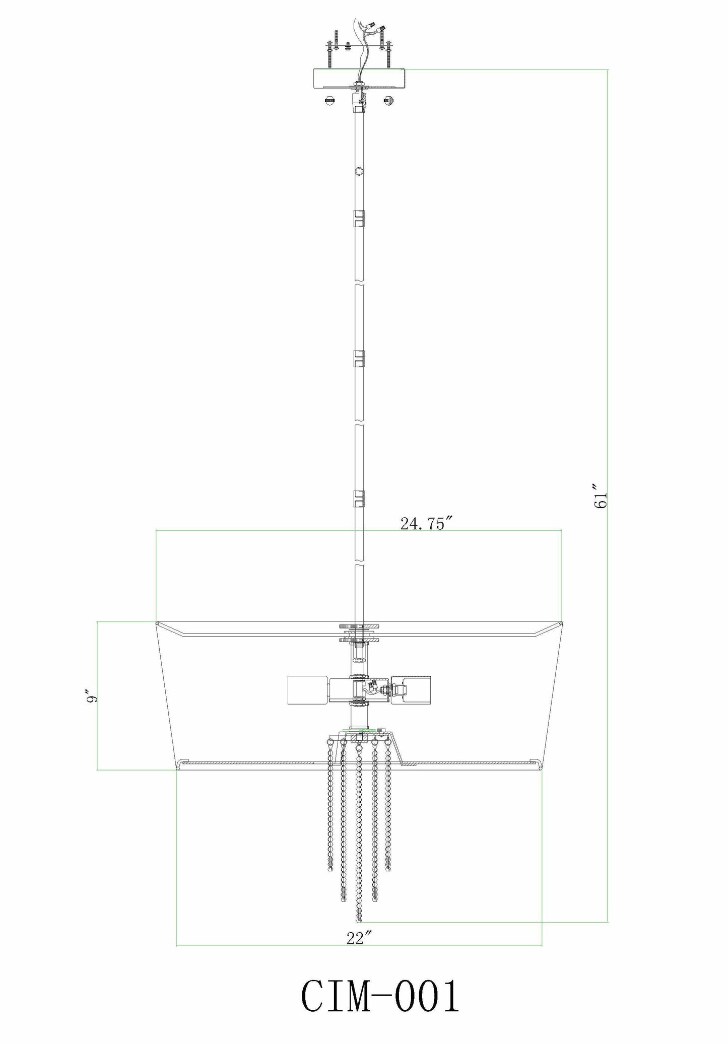 Jindalee Ceiling Light - Clearance