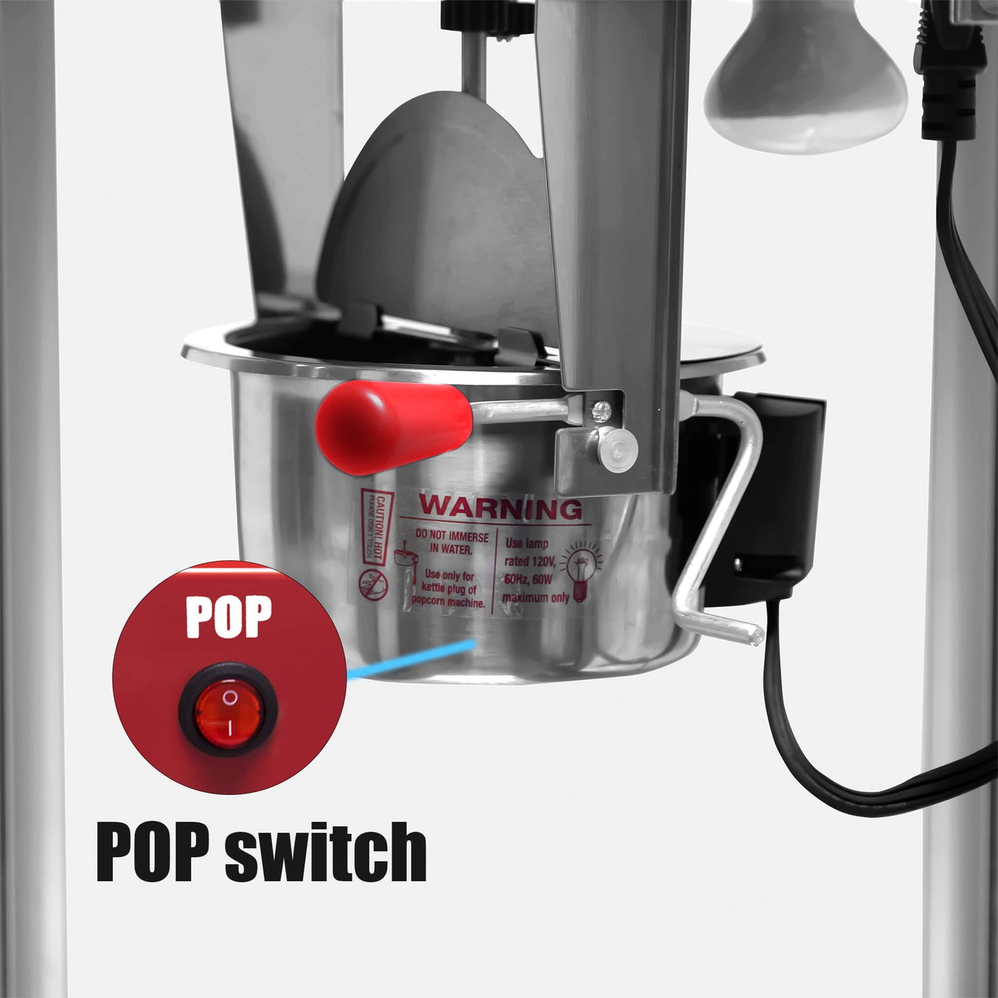 Kaitu Premium Commercial Bar Style 6-Ounce Popcorn Machine Maker (SAK84170)