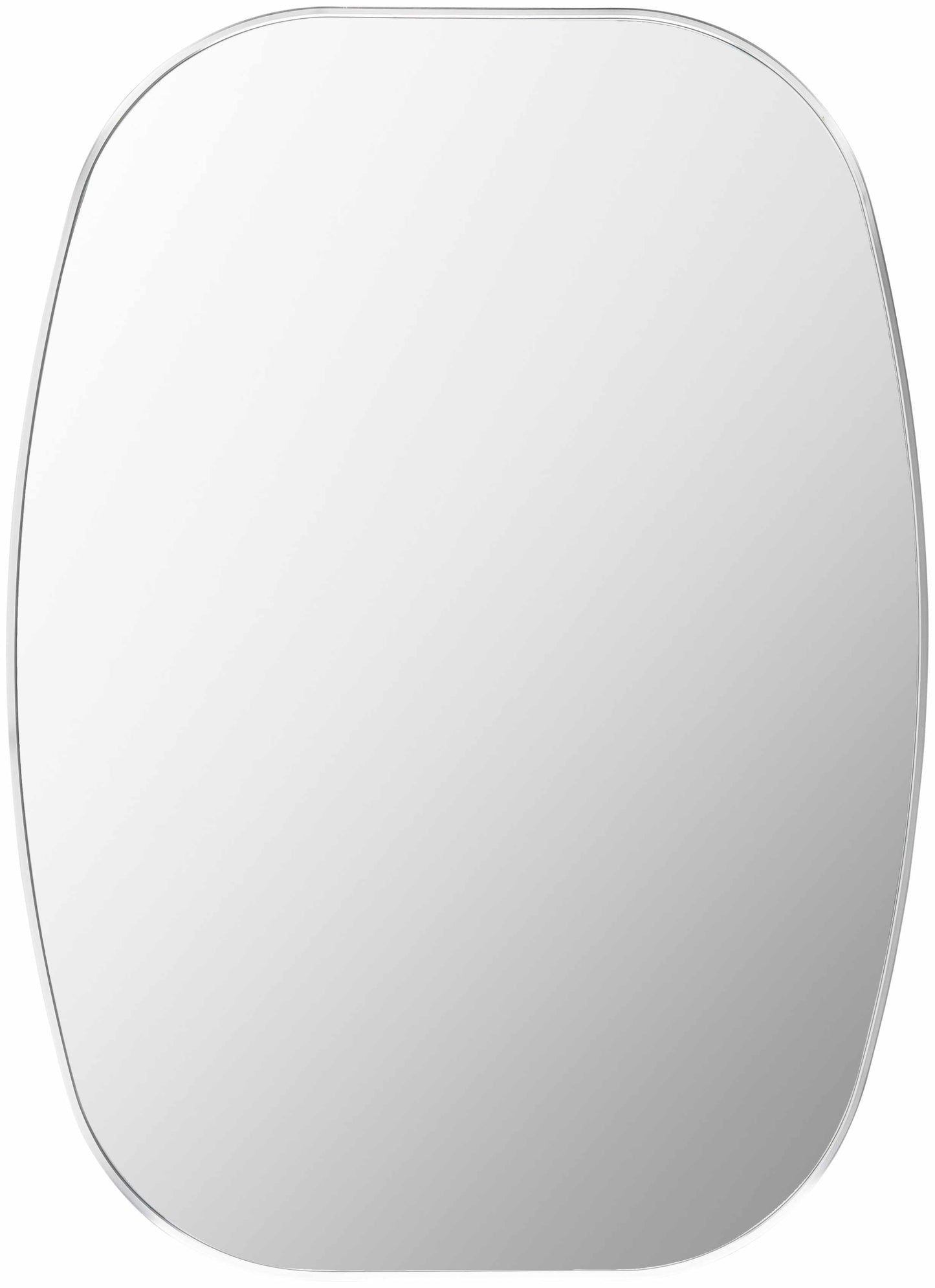 Kopparberg Metallic Silver Gold Frame Round Mirror