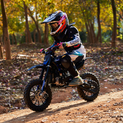 MotoTec Thunder 50CC 2-Stroke Kids Gas Dirt Bike (SAK37480)