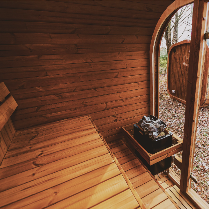Mande MW20 Outdoor ThermoWood Sauna – Premium Backyard Relaxation by Patio Elegance