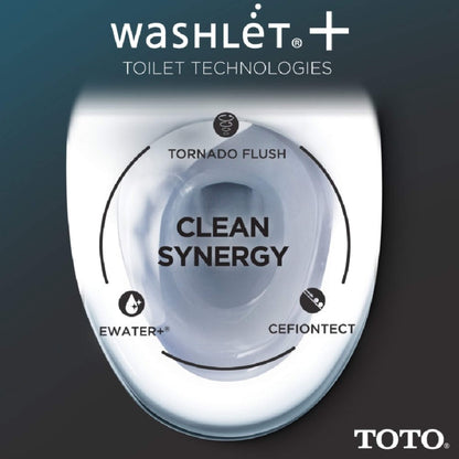 [MW4484736CEMFGN#01] TOTO Aquia IV Arc Dual Flush Universal Height Toilet With S7A Auto Open Bidet Seat (SAK92754)
