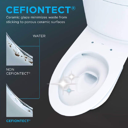 [MW7864736CEFG#01] TOTO Drake 1.28 GPF Elongated Chair Height Toilet Seat With Transitional Washlet S7A (SAK78915)