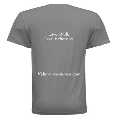 Live Well moisture wicking performance T-shirt by Vellmara