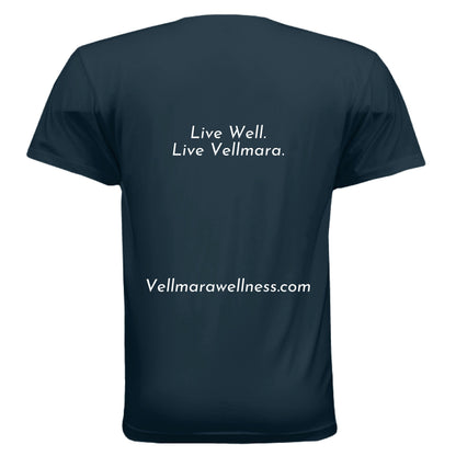 Live Well moisture wicking performance T-shirt by Vellmara