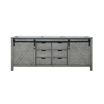 Nuvia 80-Inch Fully Assembled Double Bath Vanity With Soft Close Cabinets [No Countertop] (SAK53904)