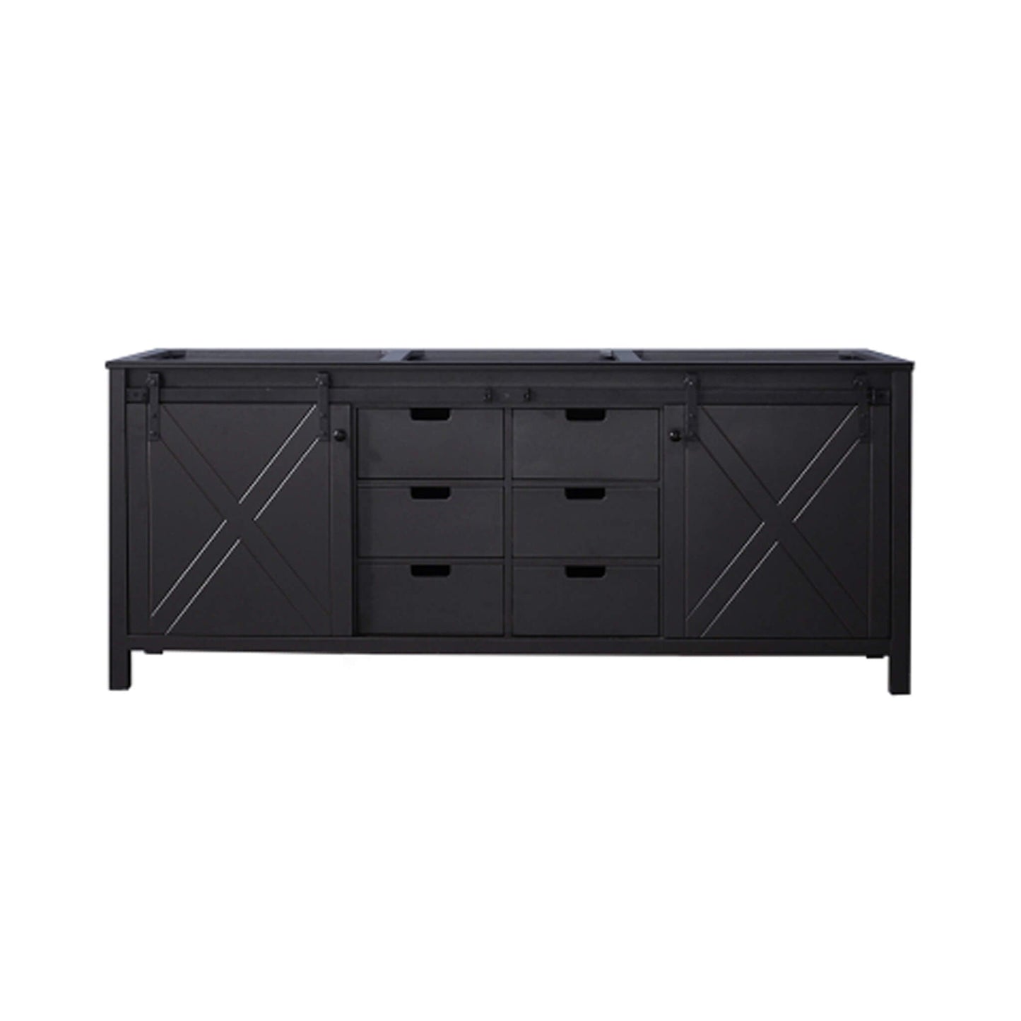 Nuvia 80-Inch Fully Assembled Double Bath Vanity With Soft Close Cabinets [No Countertop] (SAK53904)