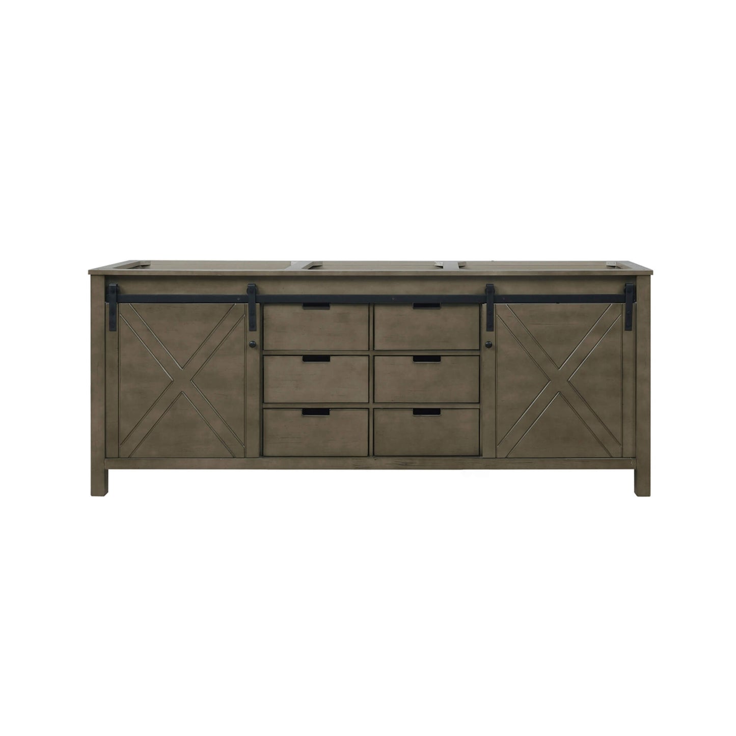 Nuvia 80-Inch Fully Assembled Double Bath Vanity With Soft Close Cabinets [No Countertop] (SAK53904)
