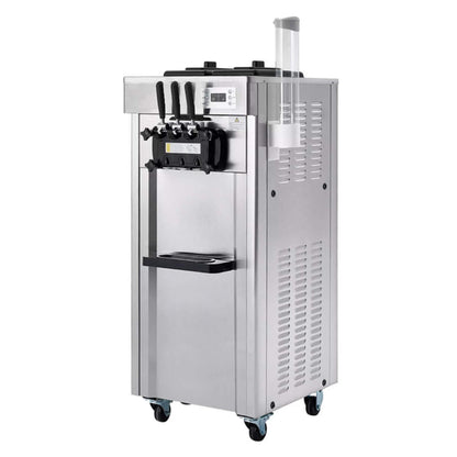 Premium Commercial 3-flavor Freestanding Soft Serve Ice Cream Machine Maker, 21-31 L/H (SAK21874)
