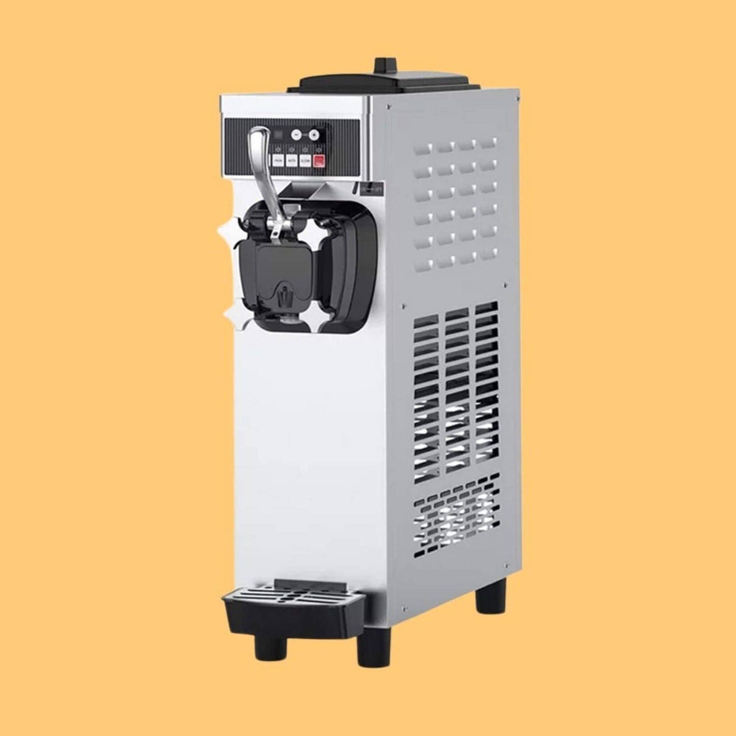Premium Industrial Single Flavor Soft Serve Ice Cream Maker Machine, 1200W (SAK81752)