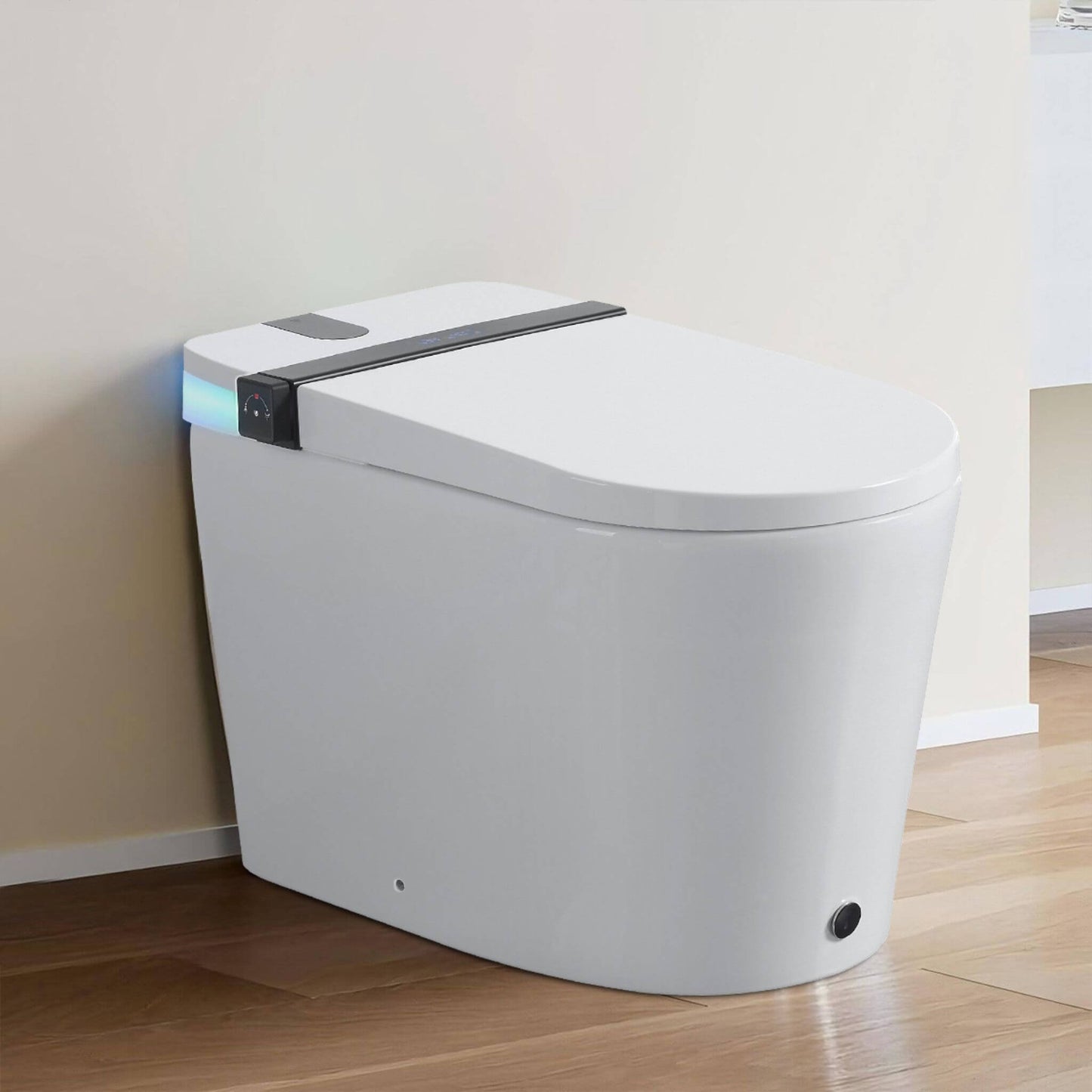 Nuvia Premium Smart Toilet With Bidet Seat LED Display & Night Light (SAK81465)