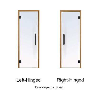 Prosaunas 24X81-Inch Thermo-Aspen Prehung Tinted Glass Sauna Door (SAK51863)