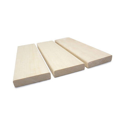 Prosaunas Aspen 1X4 S4SEE SHP Sauna Bench Wood With Smooth 4 Sides Eased Edges [Untreated] (SAK67392)