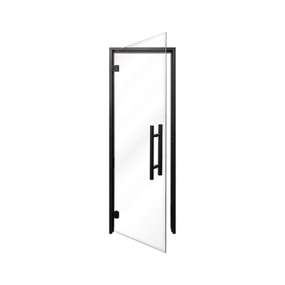 Prosaunas 24X81-Inch Black Alder Clear Glass Sauna Door (SAK38670)