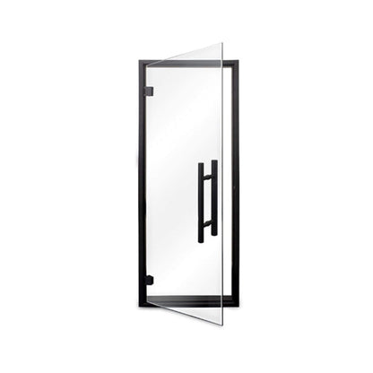 Prosaunas 24X73-Inch Black Alder Prehung Clear Glass Sauna Door (SAK67491)
