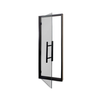 Prosaunas 24X73-Inch Black Alder Prehung Tinted Glass Sauna Door (SAK35902)