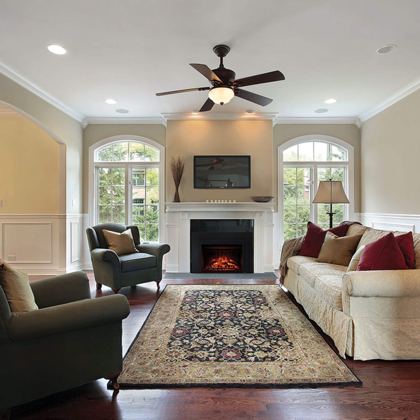 Simplifire Built-In Traditional Electric Fireplace [SF-BI36-EB] (SAK19539)