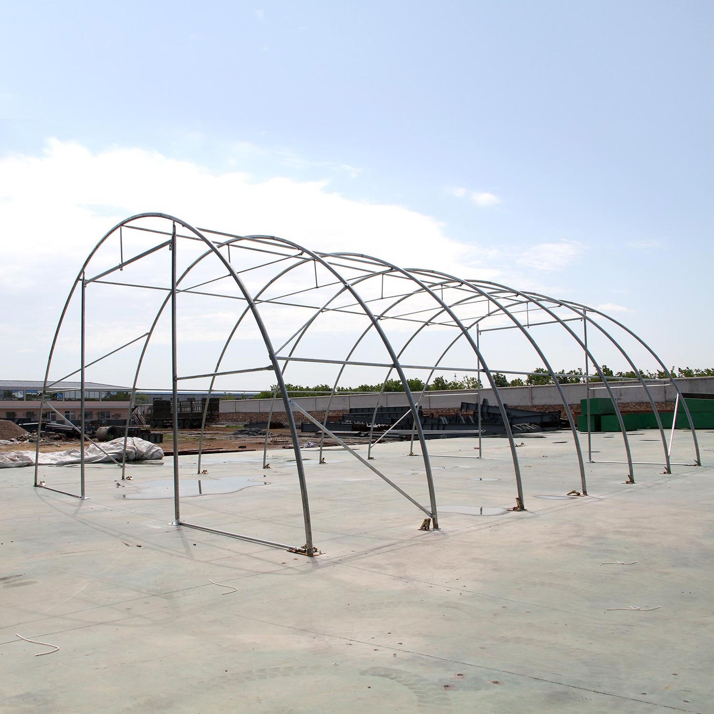 W20'xL42'xH12' Single Truss Arch Storage Shelter