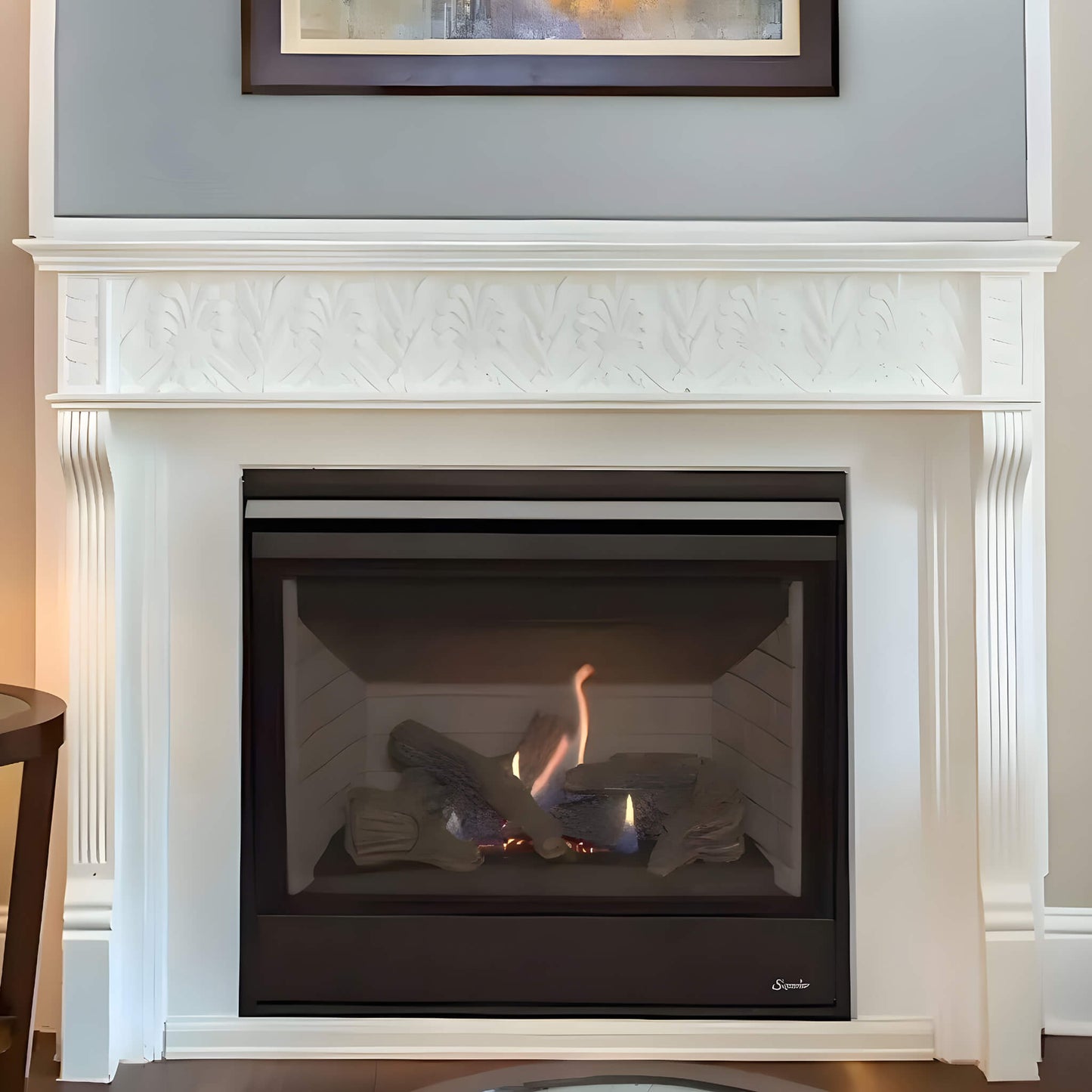 Superior Fireplaces 35-Inch Direct Vent Traditional Natural Gas Fireplace With Battery Backup [DRT2035R/TEP-C] (SAK74902)