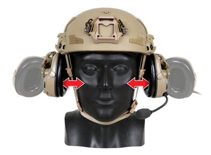 Ops-Core AMP Arms | Vented & Fixed Rail Mounts | Instant Heat Dump & NVG Balance