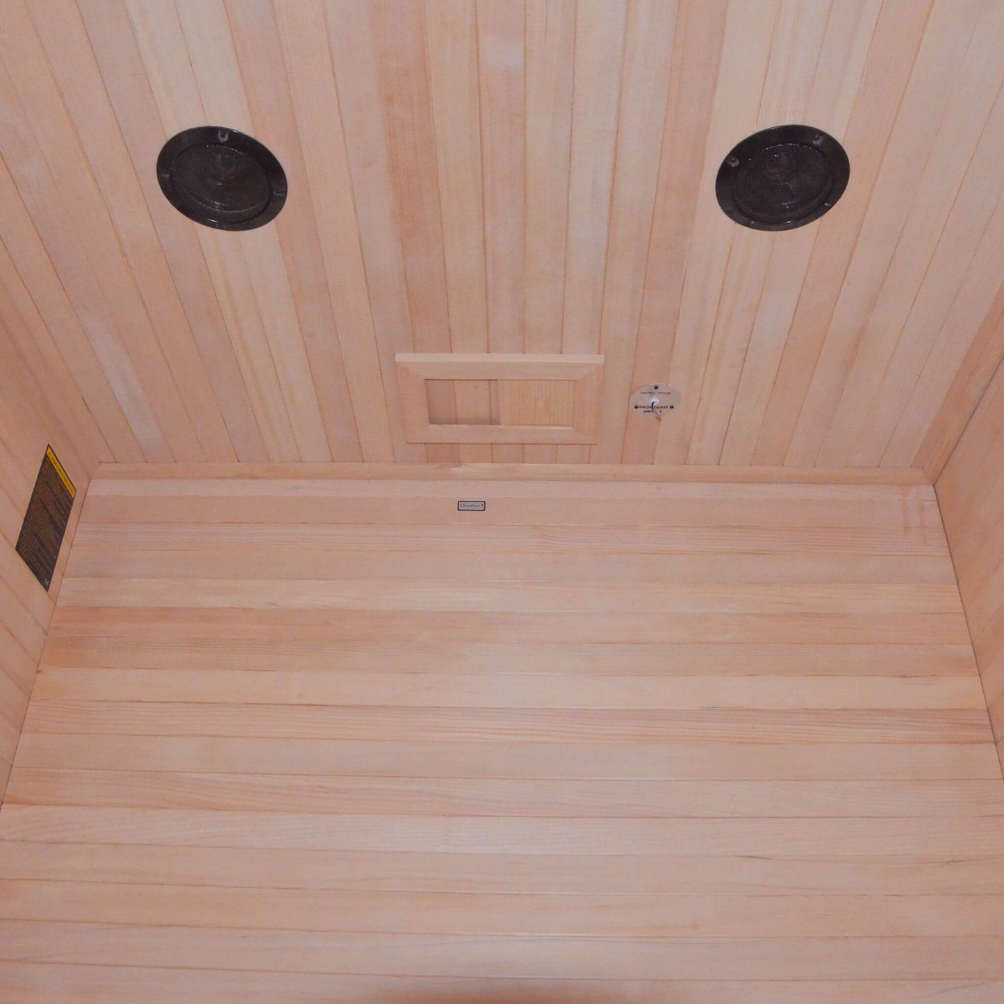 Thermora Alpine Premium 2-Person 3KW Hemlock Wood Sauna With LED Wall Light (SAK28471)