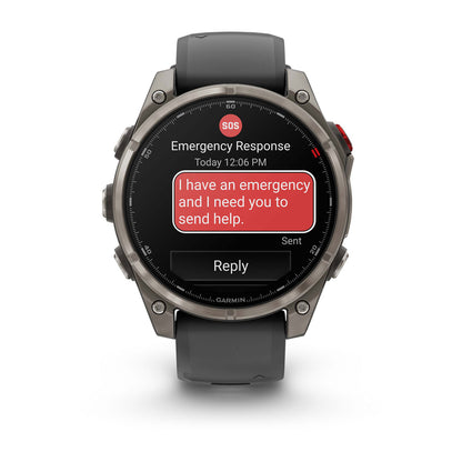 Garmin Fenix 8 Pro | Phone-Free Calling & Satellite SOS | Up to 27 day Battery