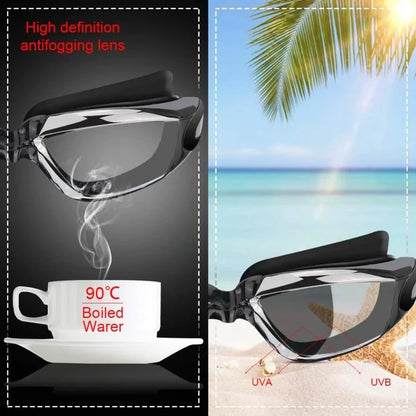 HD Anti - Fog Swim Goggles