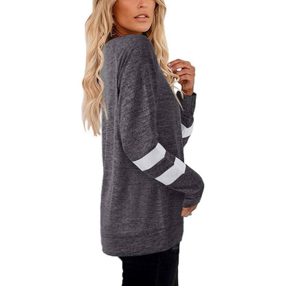 Women's Crewneck Sweatshirts Long Sleeve Sweaters Tunic Tops