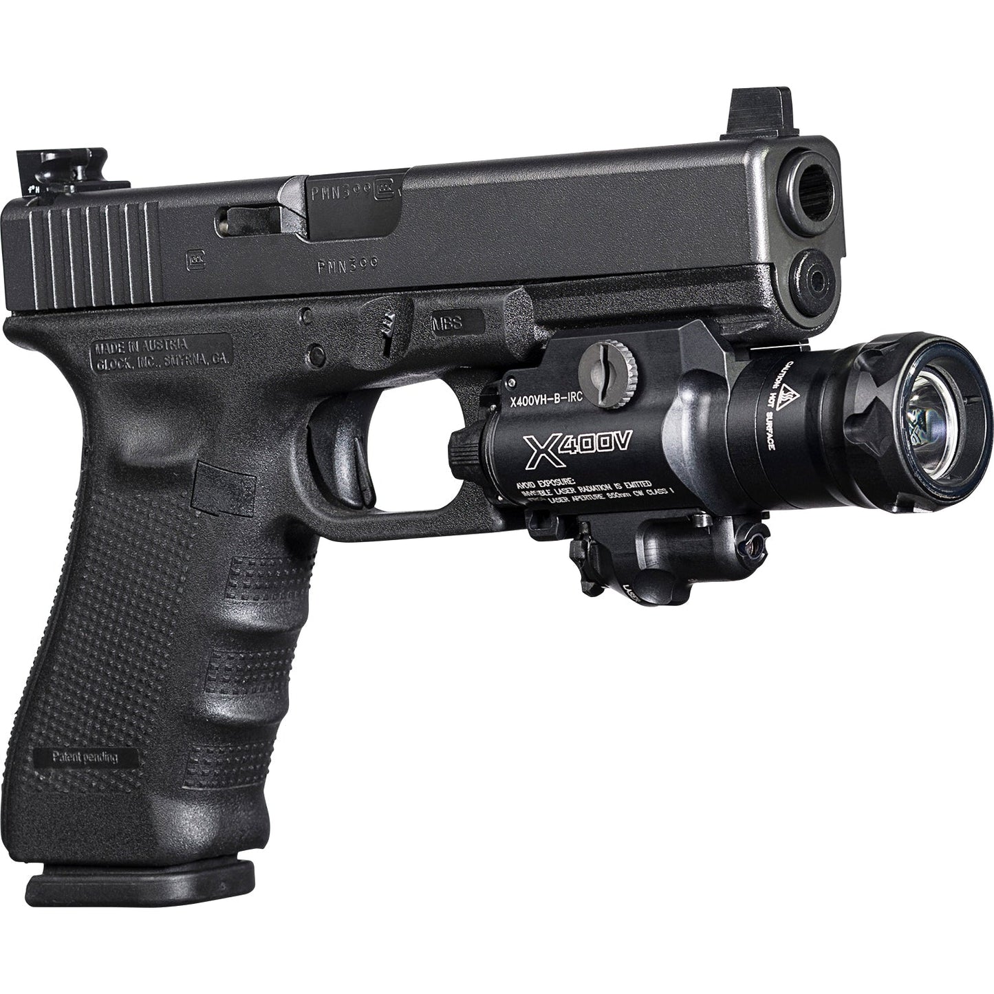 SureFire X400VH | 350 Lumens White Light & Infrared Laser | Fits MasterFire Holsters