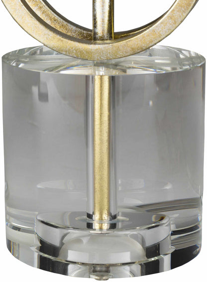 Zell Gold Crystal Table Lamp - Clearance